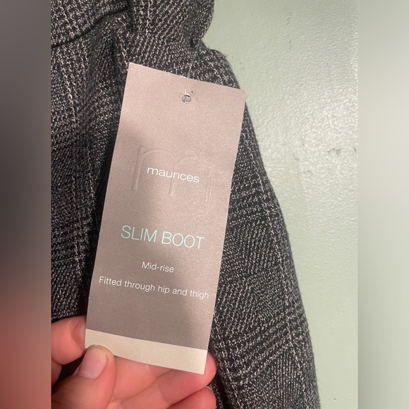 Gray Plaid Pants NWT - Picture 4 of 4